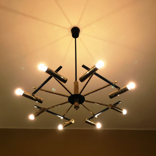 Moioli Gallery 1950s Stilnovo Ceiling Light Flush Mount Sold Sold