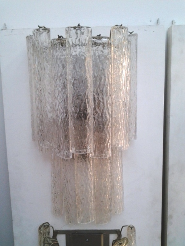 Moioli Gallery 1950's Murano glass wall lights