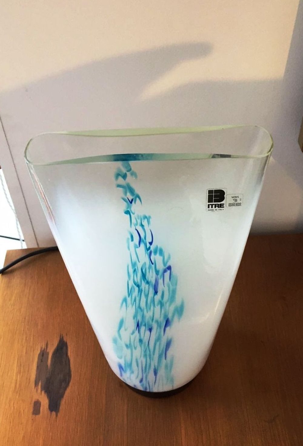 1970s Table Lamp by- ITRE-Murano Glass     ITEM ON SALE £625
