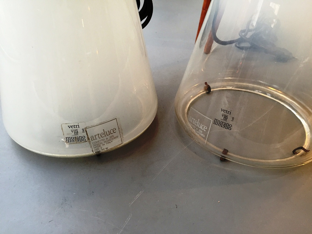 1970s Conetto Lamps by Ezio Didone for Arteluce