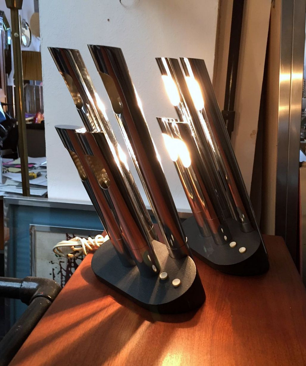 Pair of "Presidente"Table Lamps by Mario Faggian for Luci     ITEM ON SALE £ 1350.