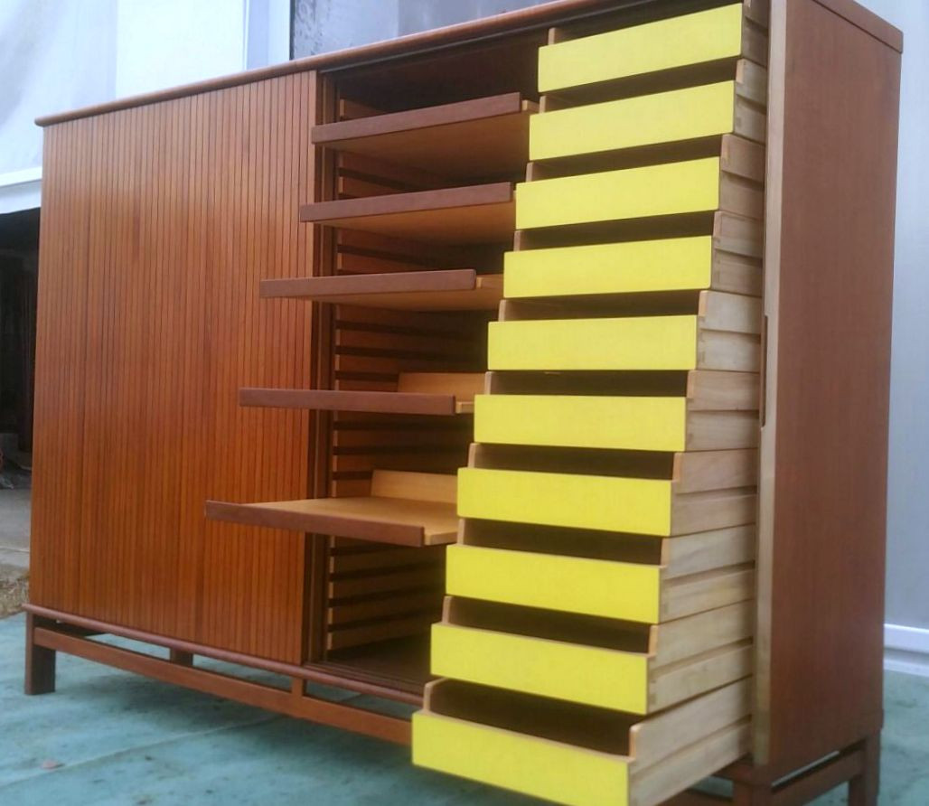 1950's Ilmari Tapiovaara  Amazing Cupboard-Chest of Drawers