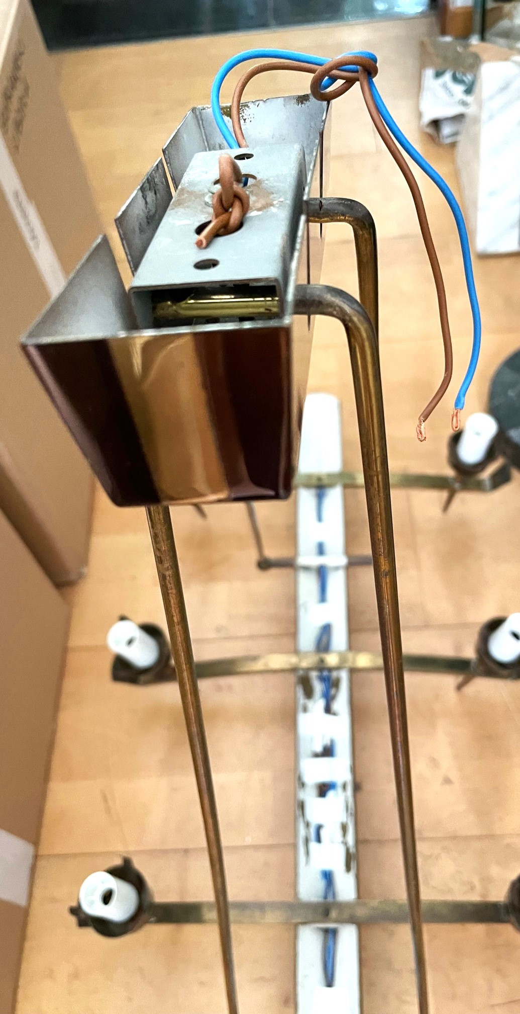 Mid Century French Cealing Light - Attr. to Maison Arlus