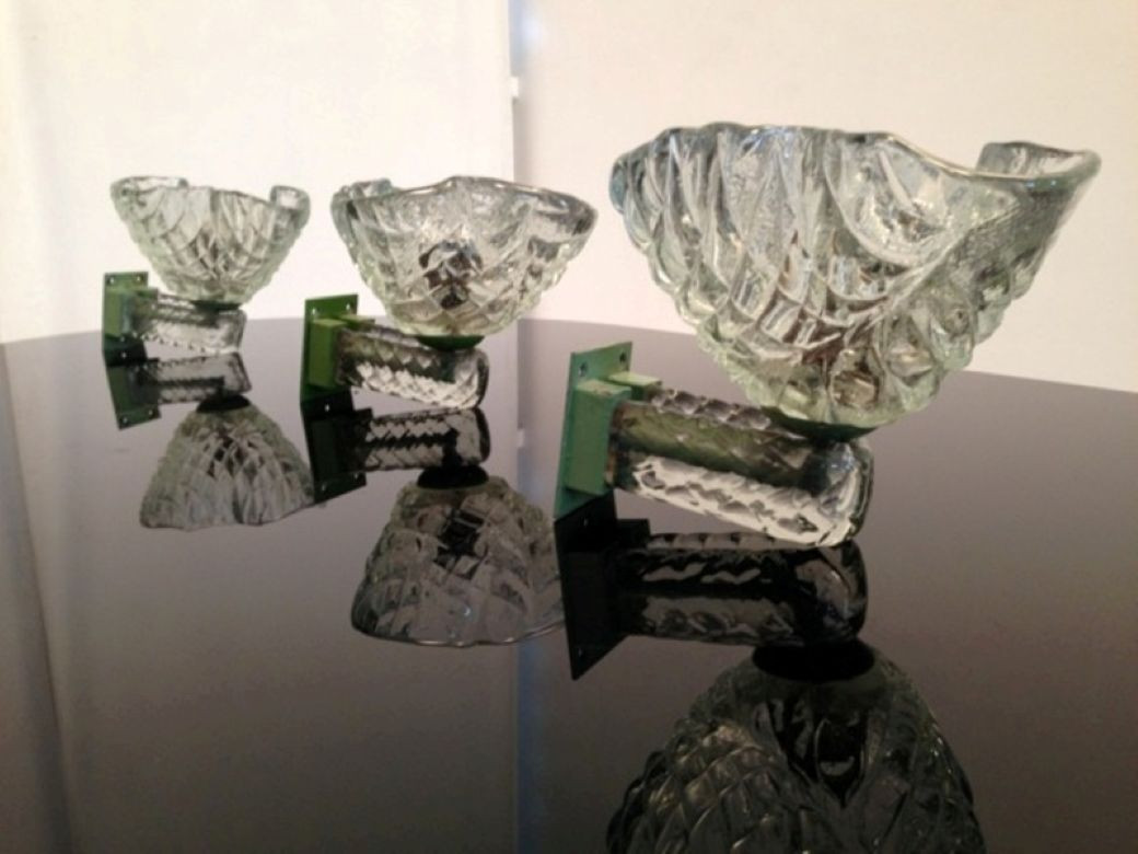 1940's - Barovier - Set Of Four Wall Light