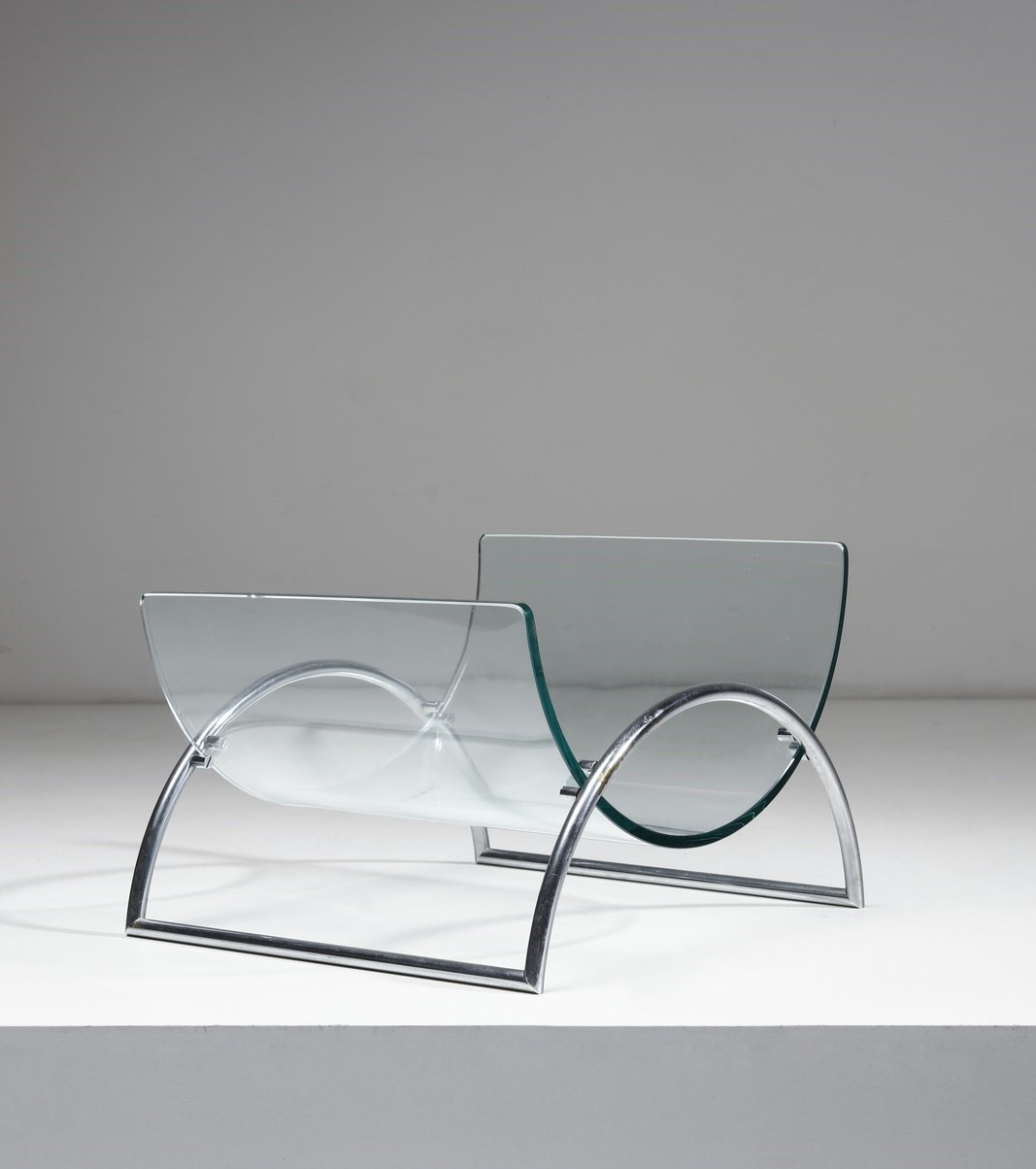 Late 1970s Magazine Rack by Gallotti e Radice