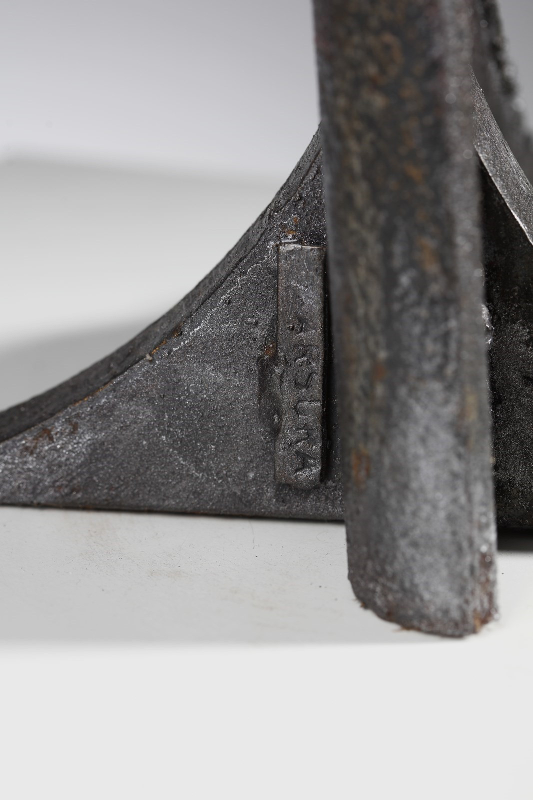 Late 1970s Brutalist Table Lamp by Salvino Marsura