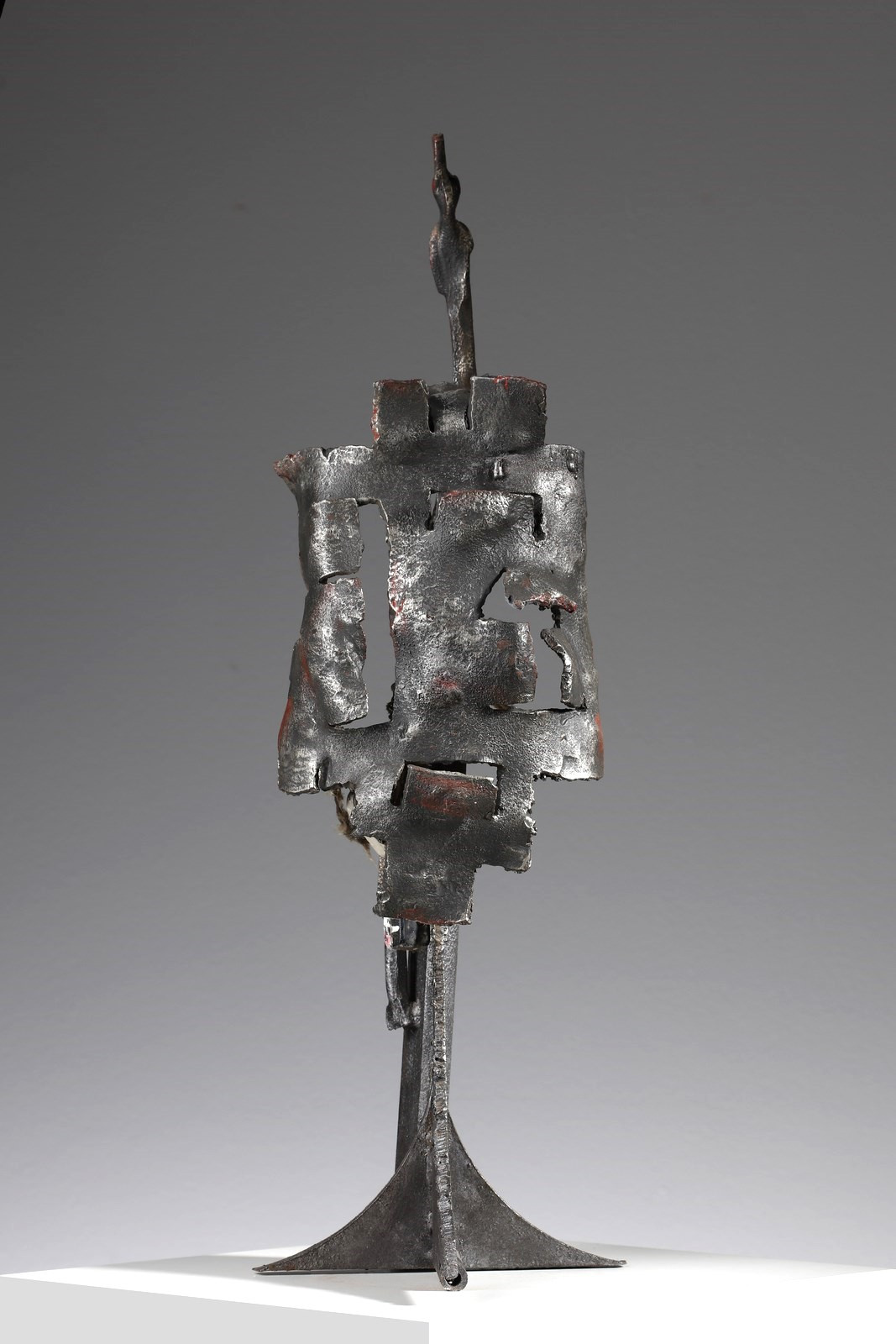 Late 1970s Brutalist Table Lamp by Salvino Marsura