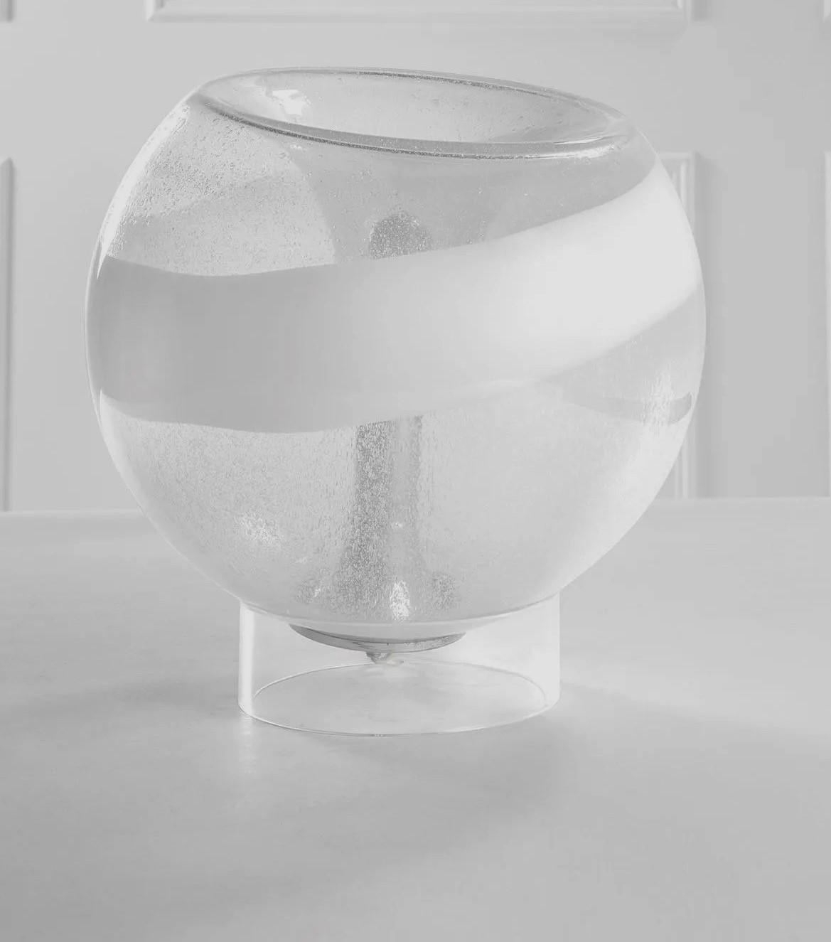 1970s Large Murano Glass Table Lamp by Mazzega 