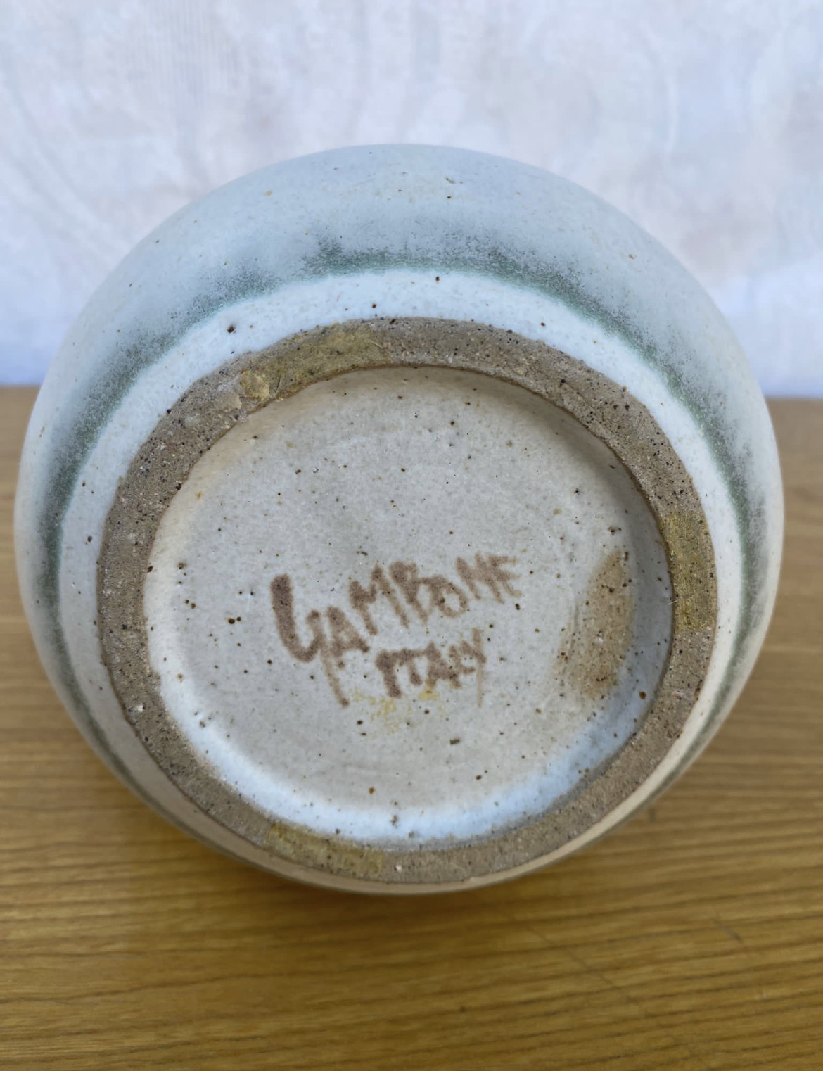 Jug and Bowl in Glazed Stoneware by Bruno gambone