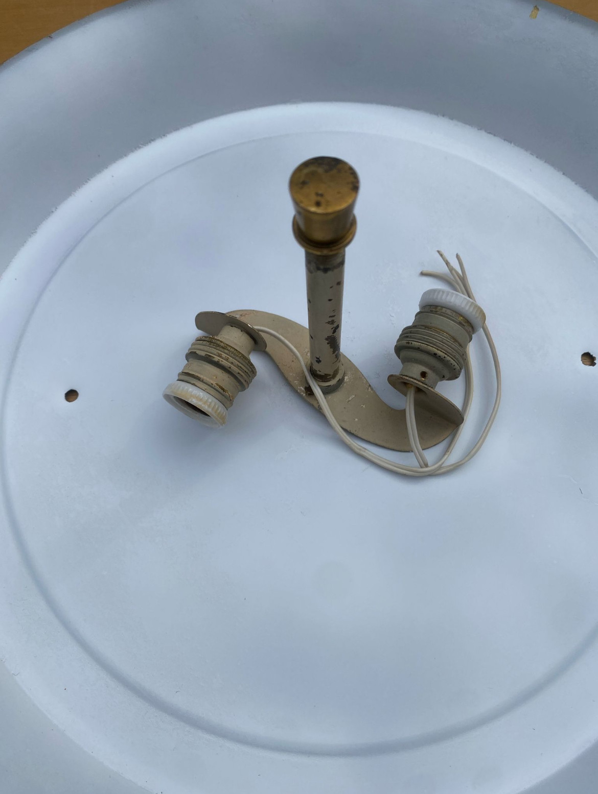 1950s Pair of Wall Lights -Flush Mounts by Stilnovo