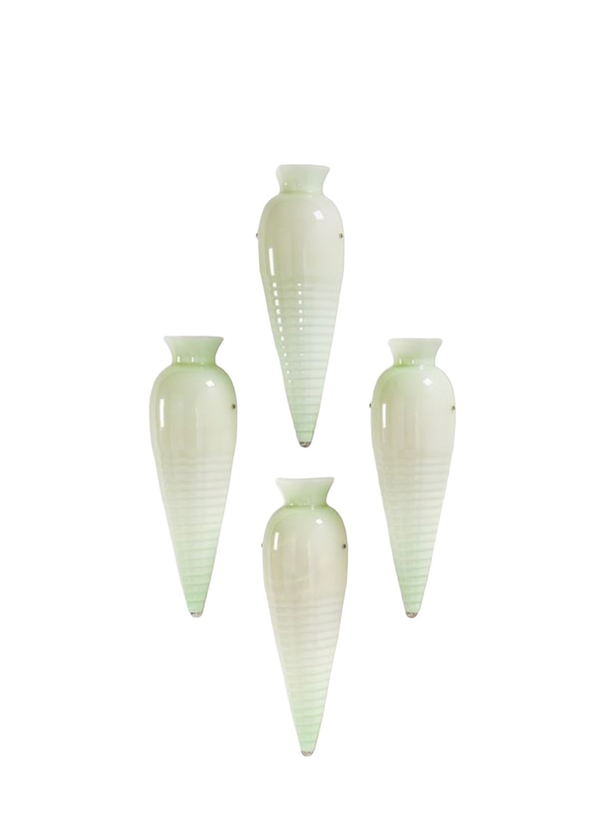 4 Amazing and  Large Wall Lights by Venini 