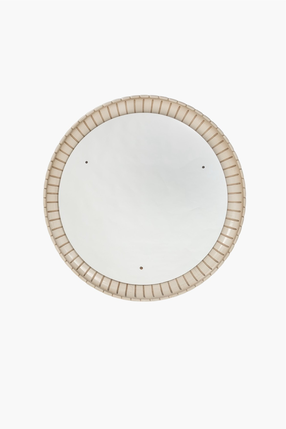 1940s Large Round Mirror by G. Gariboldi