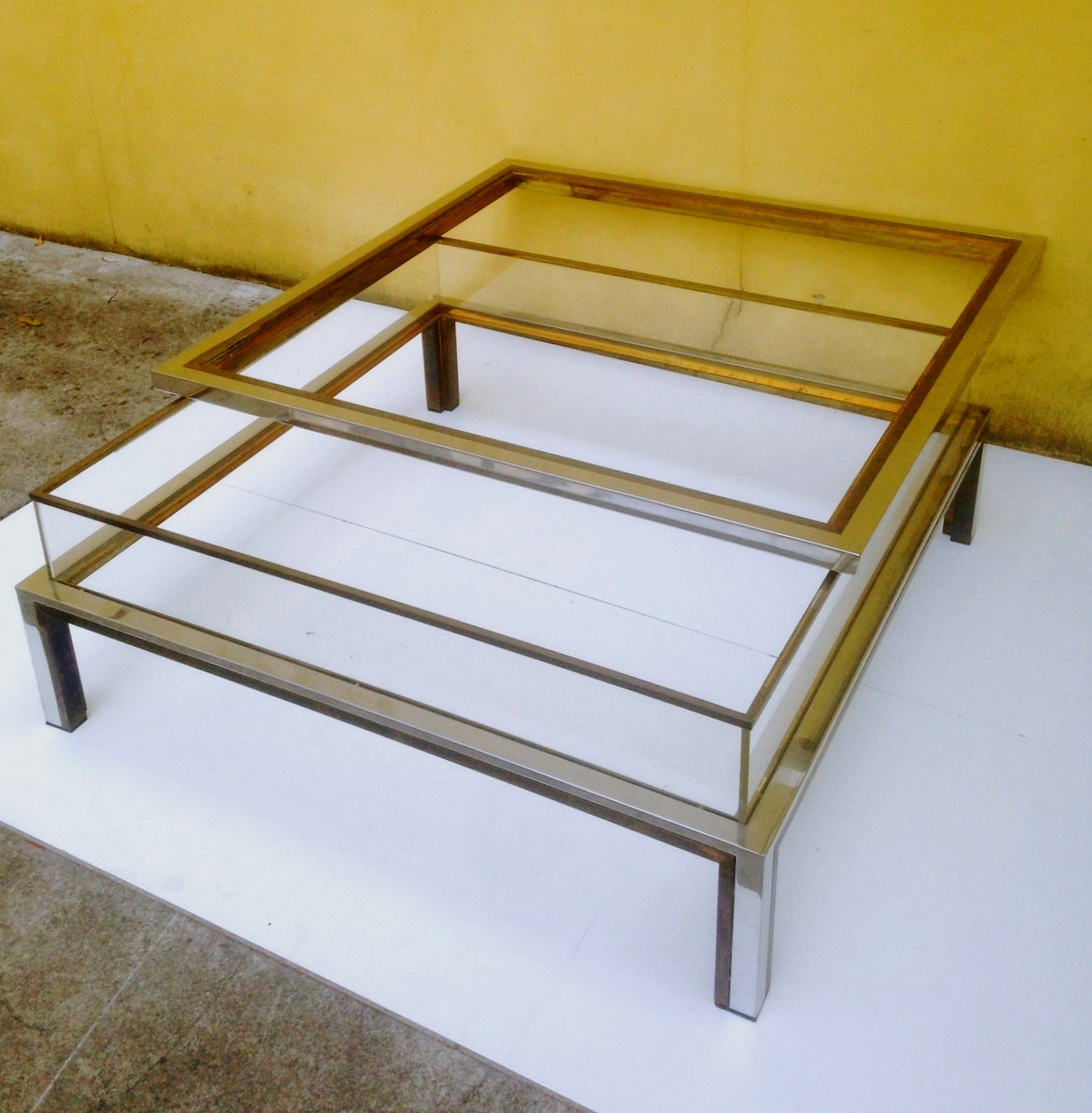 1970s Coffee Table with sliding top by Romeo Rega    NOW ON SALE £.1250-