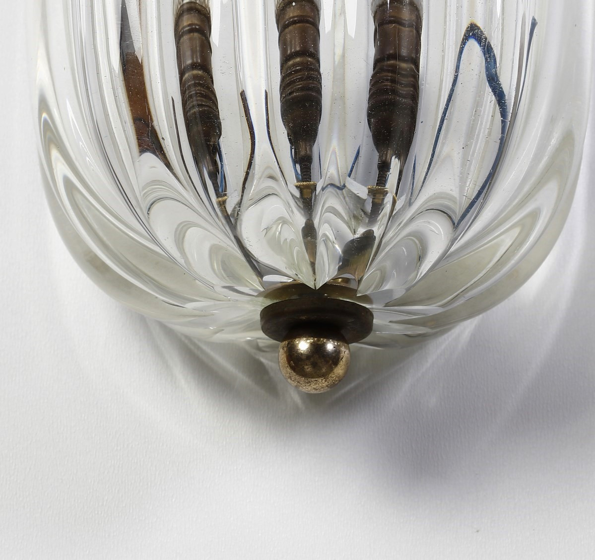 1970s -1 wall light left of the set of  4 Wall Lights in Murano Glass