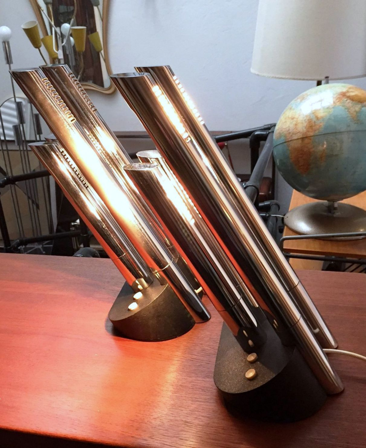Pair of "Presidente"Table Lamps by Mario Faggian for Luci     ITEM ON SALE £ 1350.