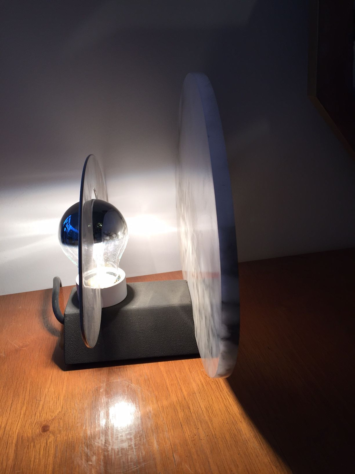 1980's Alabaster Table Lamp by A.Mangiarotti