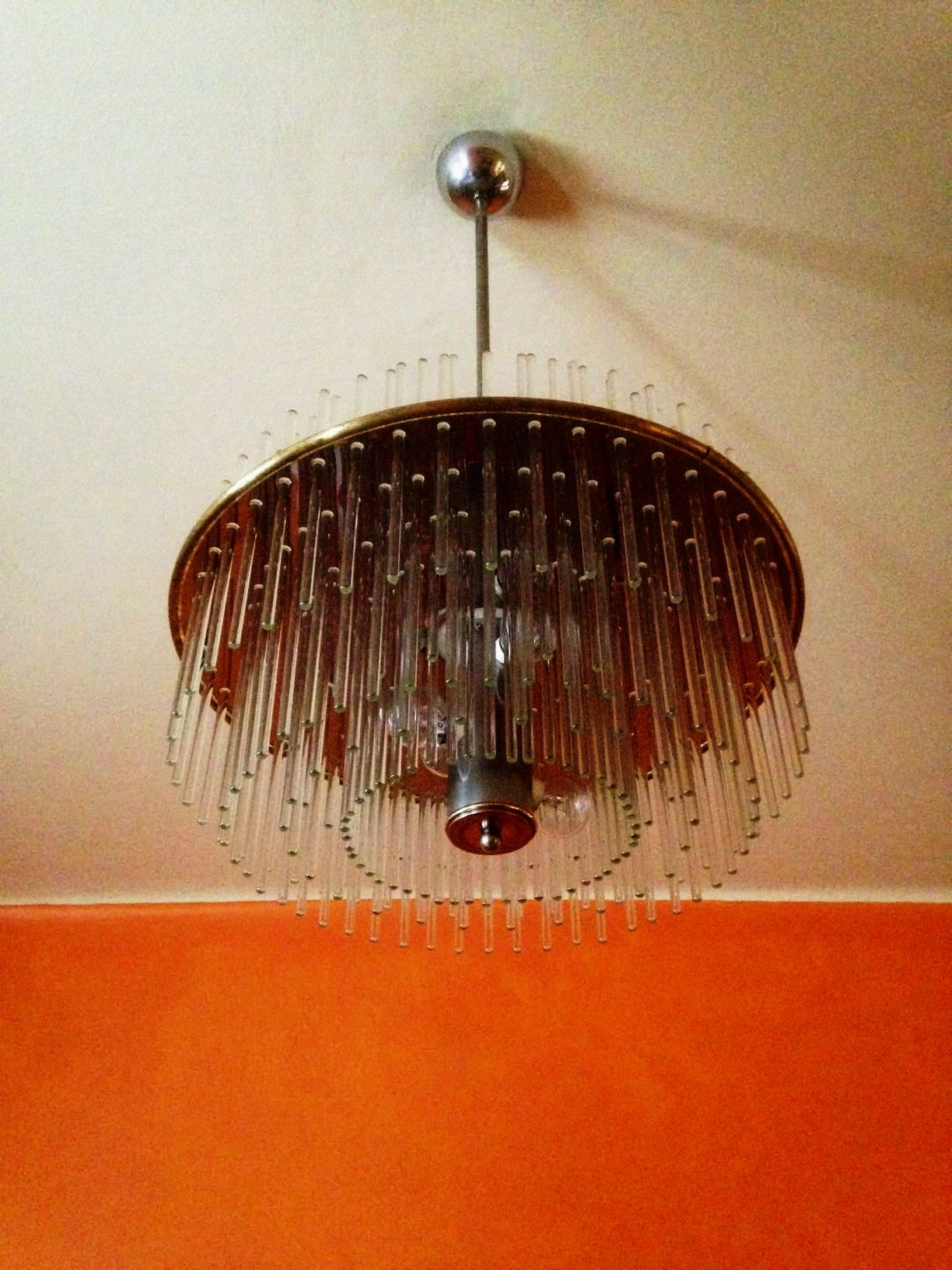 1970s Ceiling Light -Pendant by Sciolari  