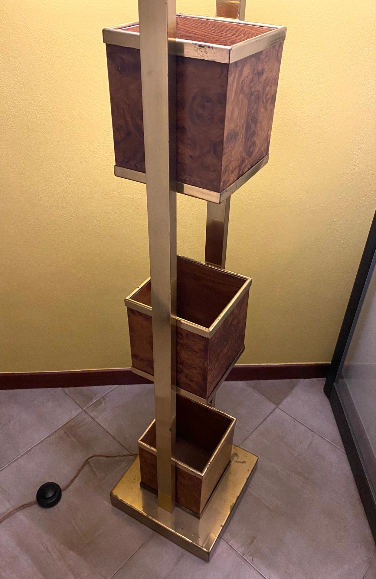 1970's Floor Lamp  in the style  of Tommaso Barbi