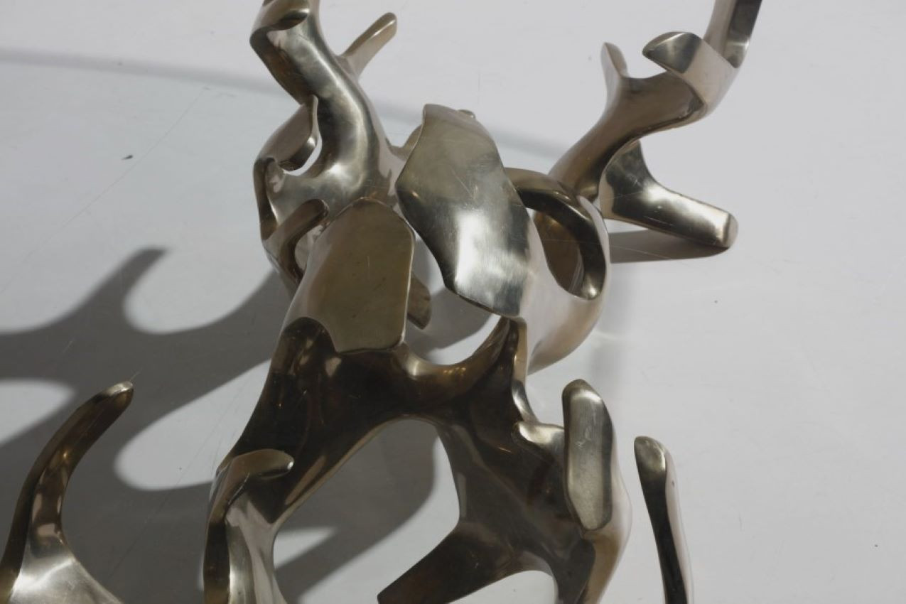 Sculptural Coffee Table by Fred Brouard