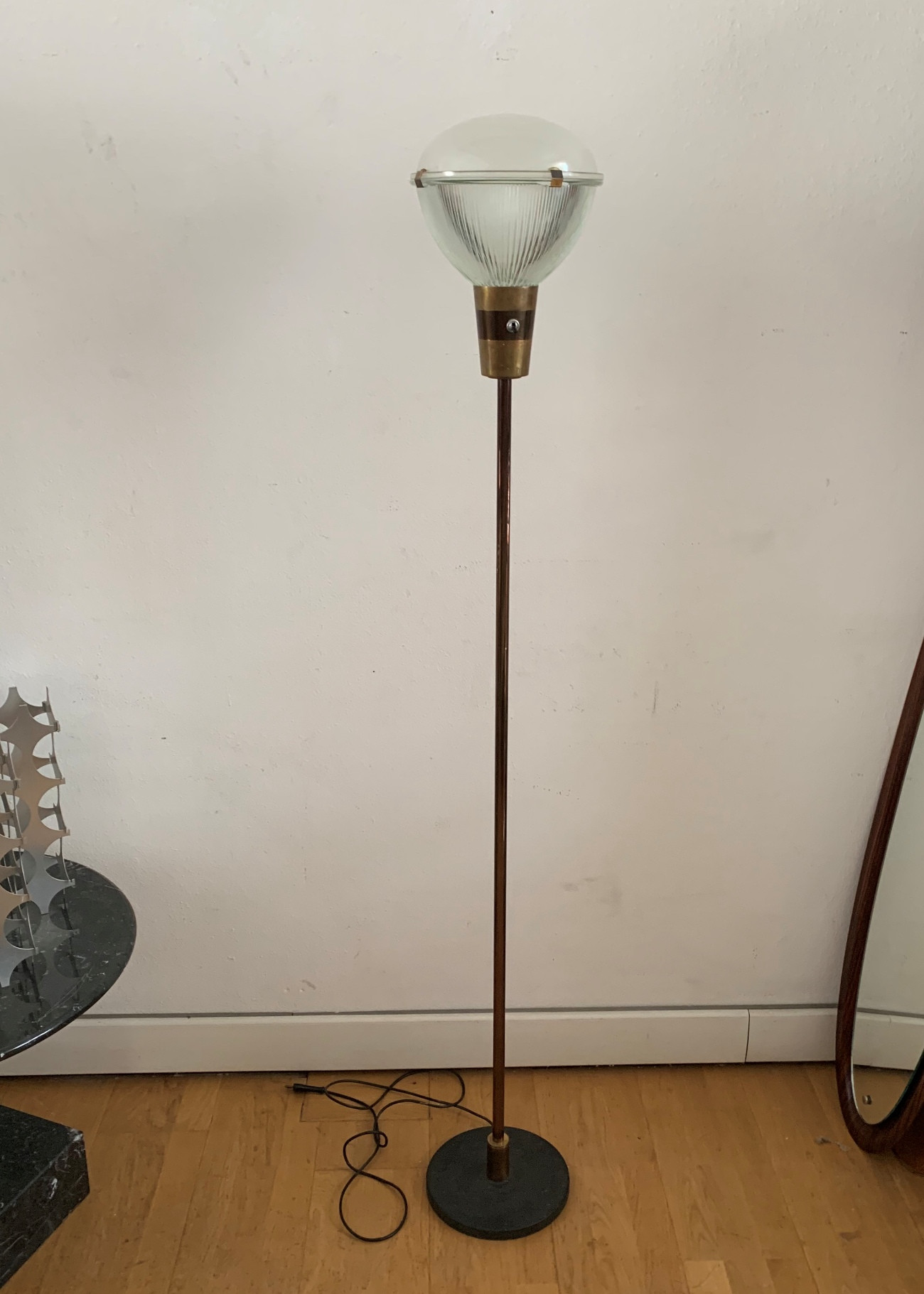 1950s- Doppio Vetro - Floor Lamp by Stilnovo    ON HOLD ON HOLD ON HOLD 