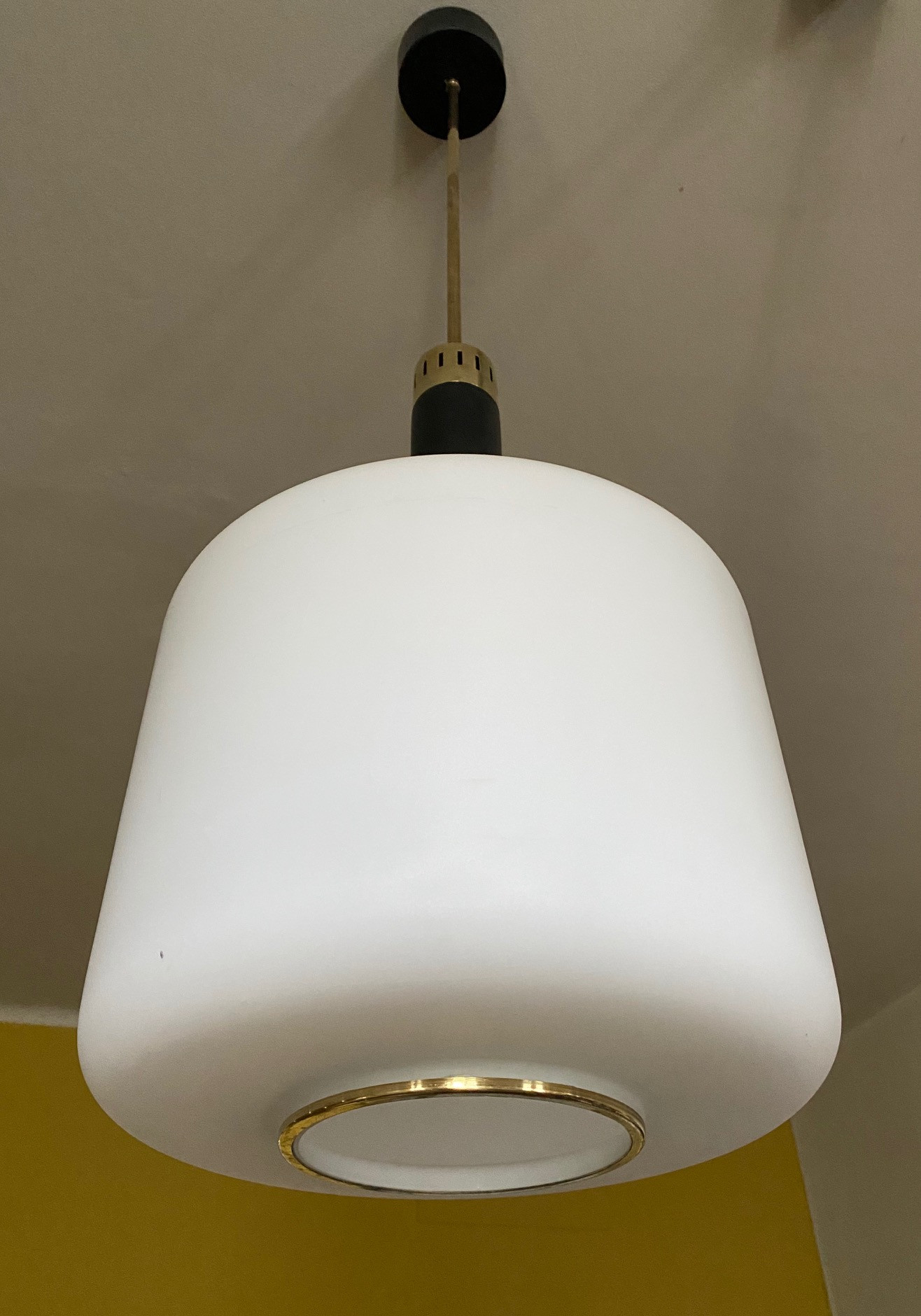 Stilnovo (Attributed) Pair of 50s  Pendants    1 AVAILABLE 