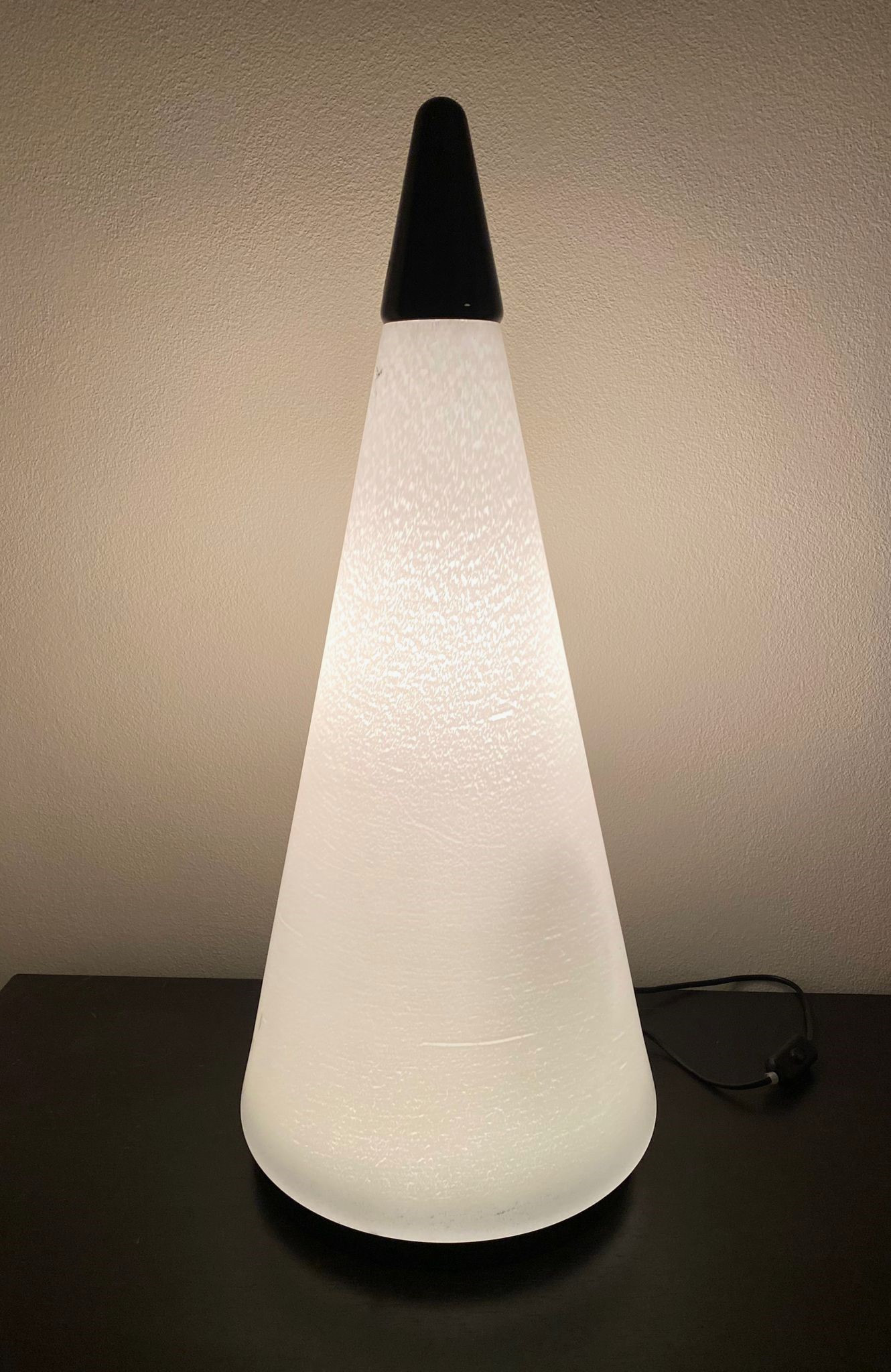 1970s Very Tall Murano Glass Lamp