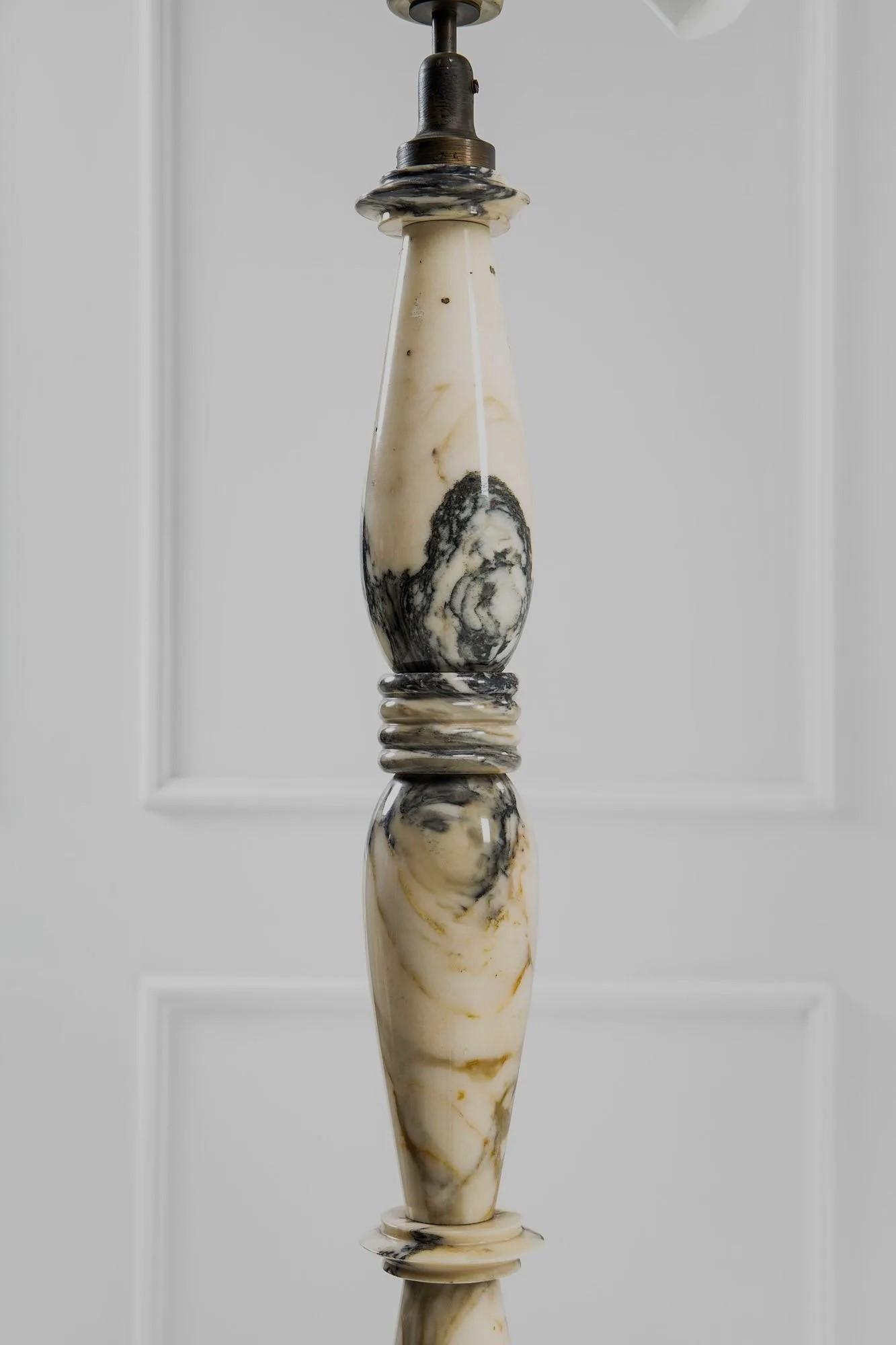 Art Deco Italian Marble Floor Lamp