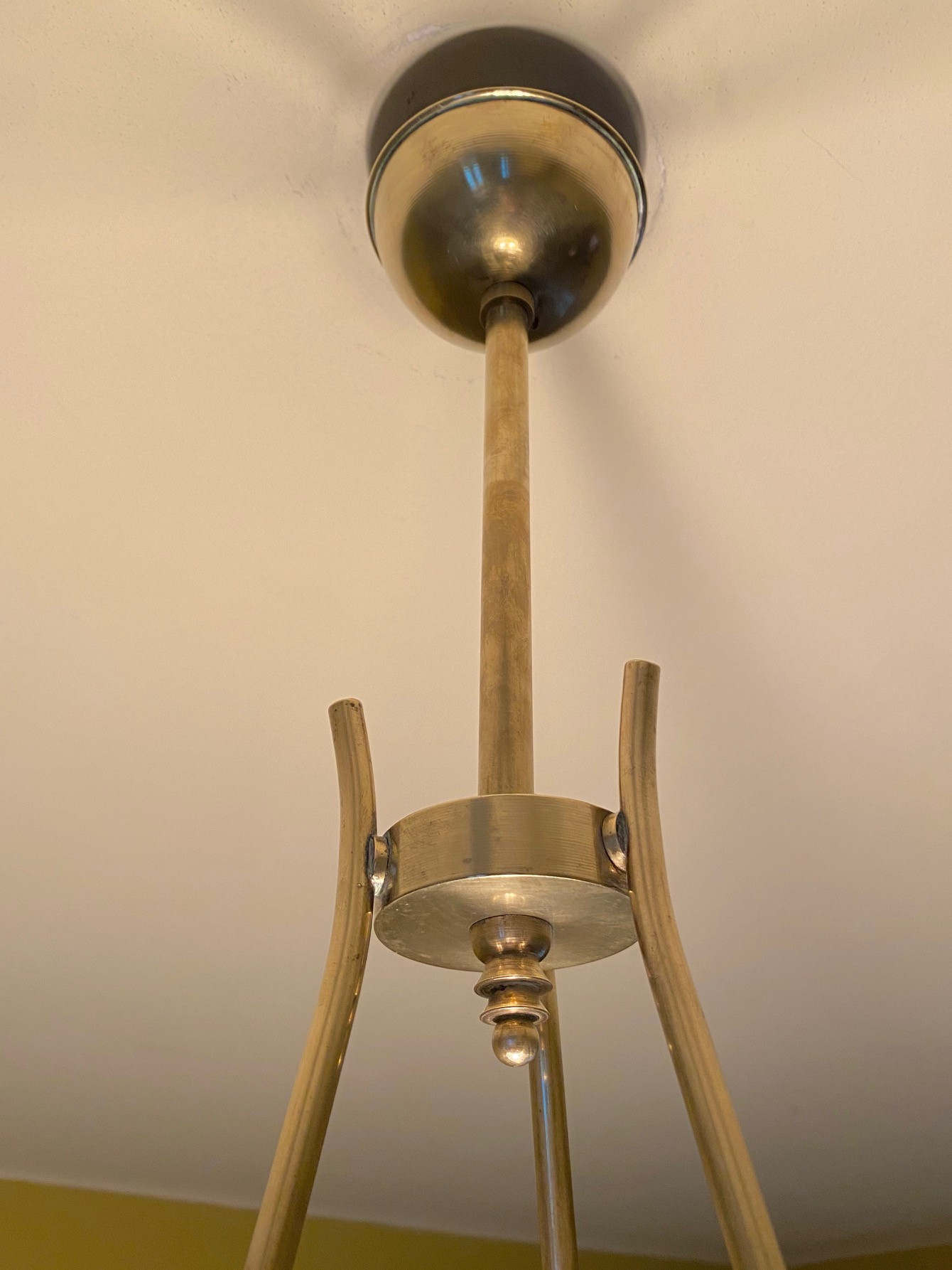 Midcentury Continental Round Ceiling Light 