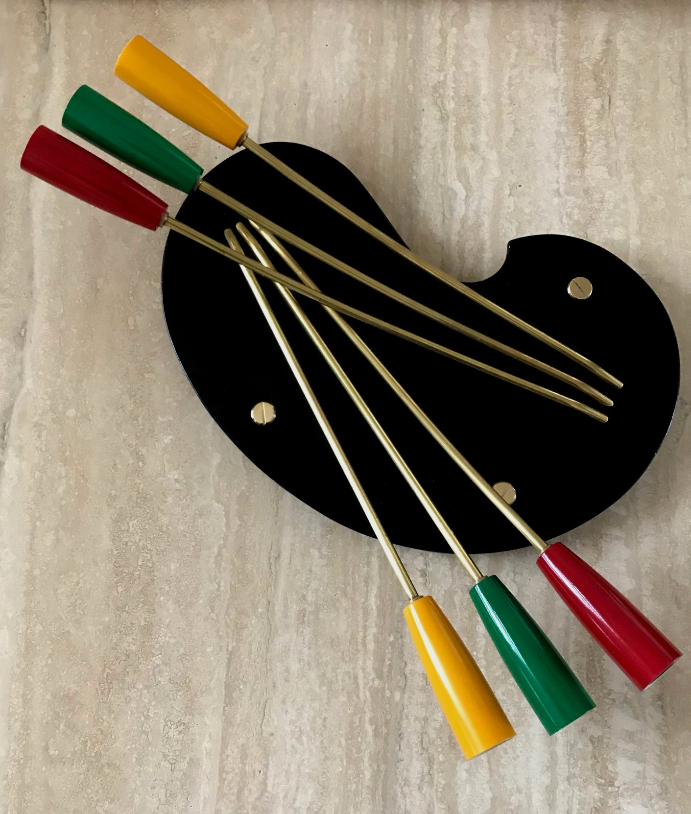 Palette - 1950s Large  Wall Light 