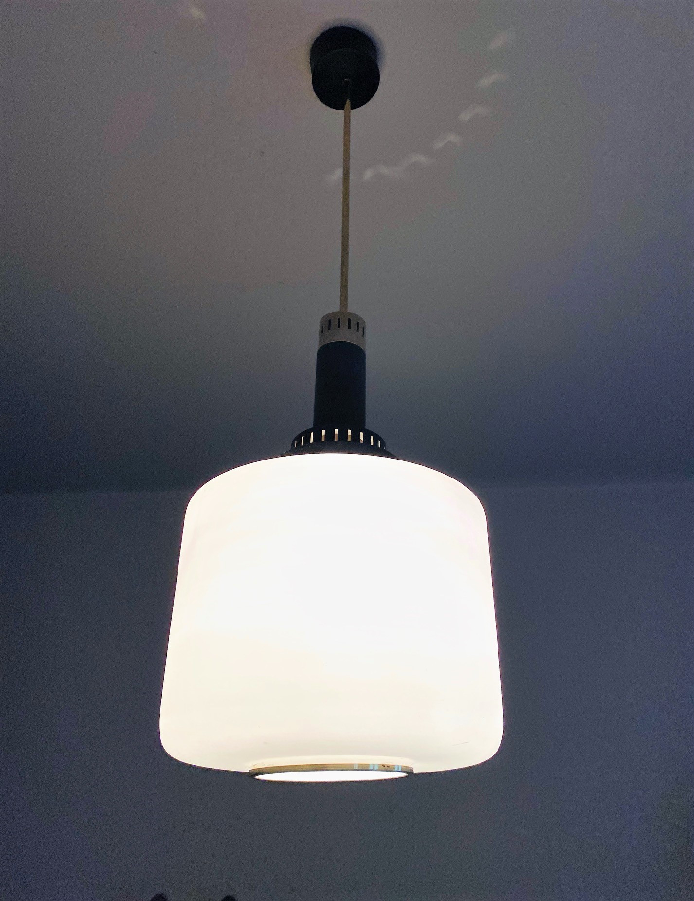 Stilnovo (Attributed) Pair of 50s  Pendants    1 AVAILABLE 