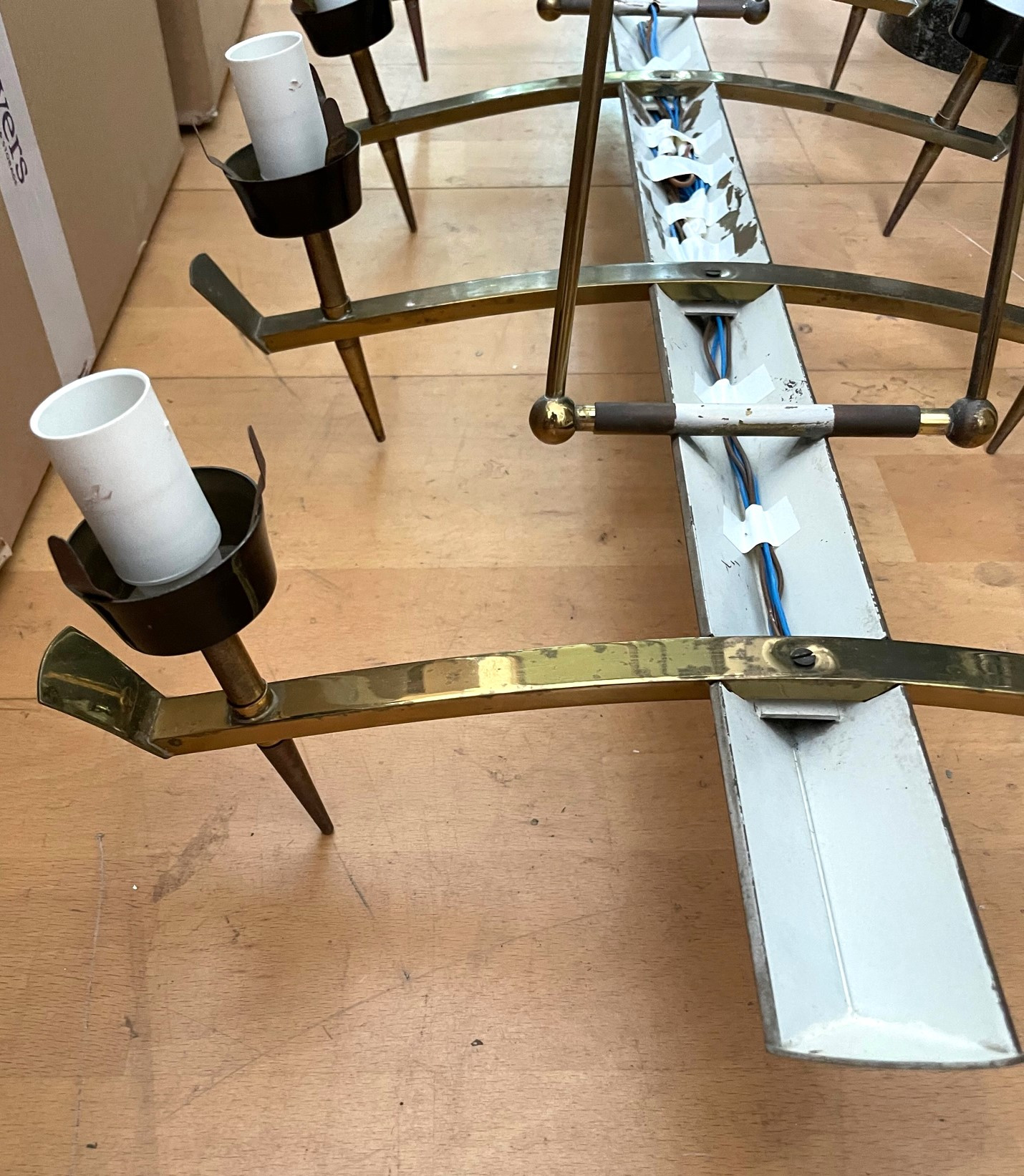 Mid Century French Cealing Light - Attr. to Maison Arlus