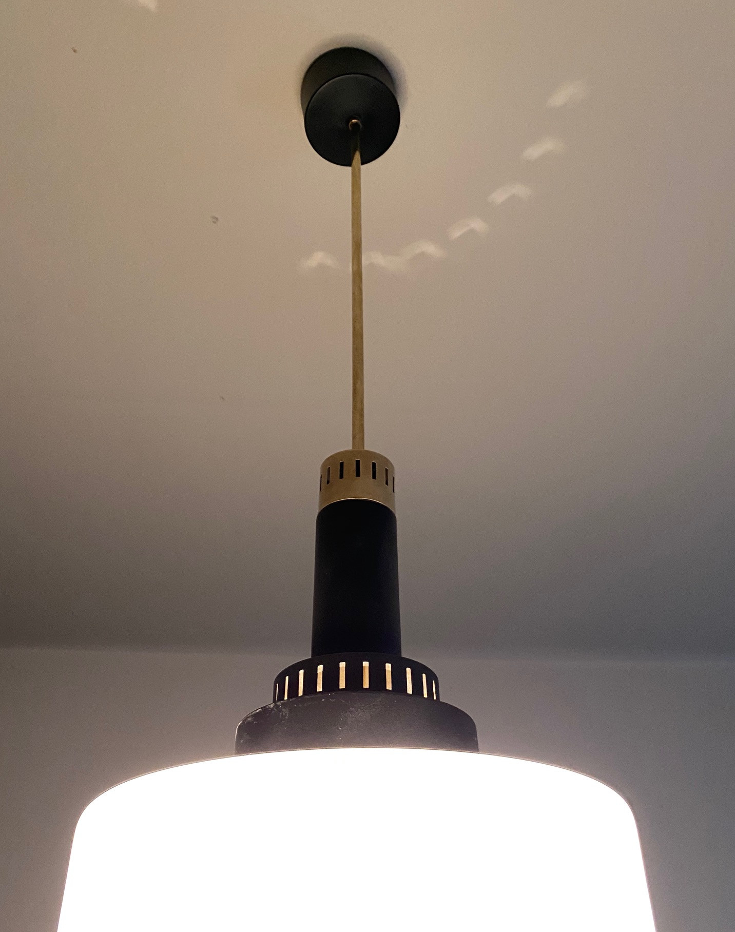 Stilnovo (Attributed) Pair of 50s  Pendants    1 AVAILABLE 