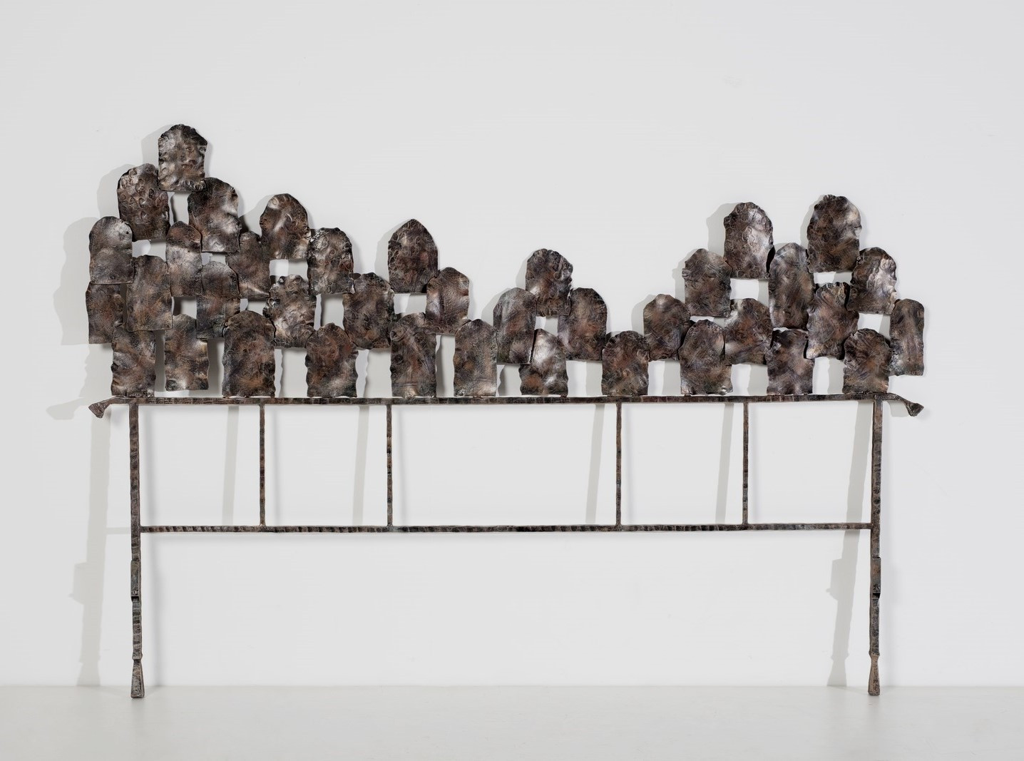 1970s Unique Wrought Iron Bed Headoard by Salvino Marsura   SOLD SOILD SOLD 