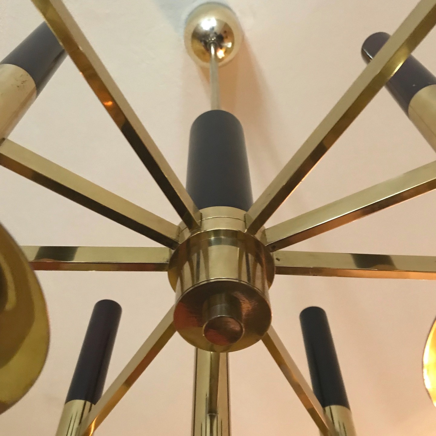 Late 1960s - Trumpets - Ceiling Light attr. to Lumi. Milano