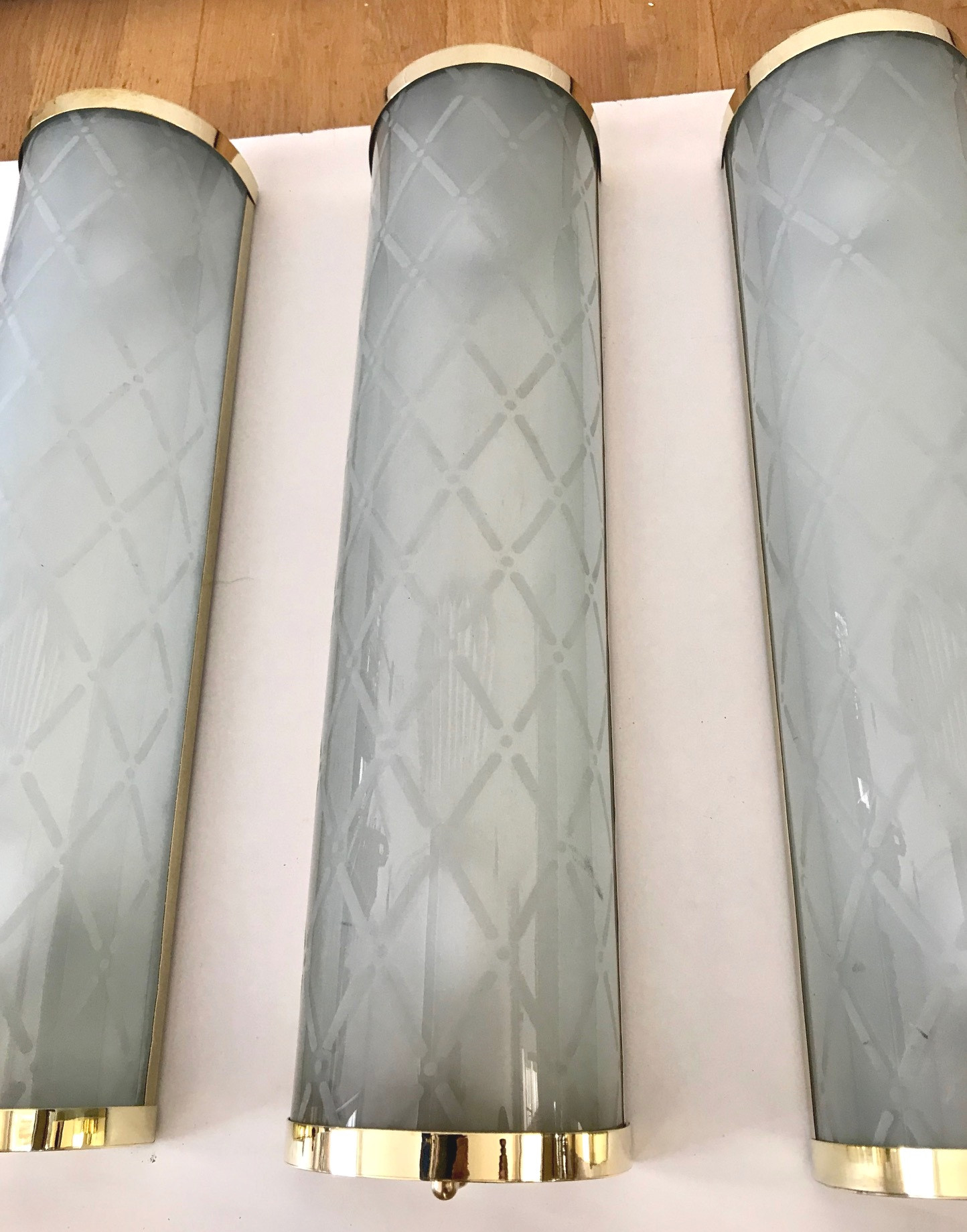 Luigi Brusotti -   Large Art Deco Wall Lights