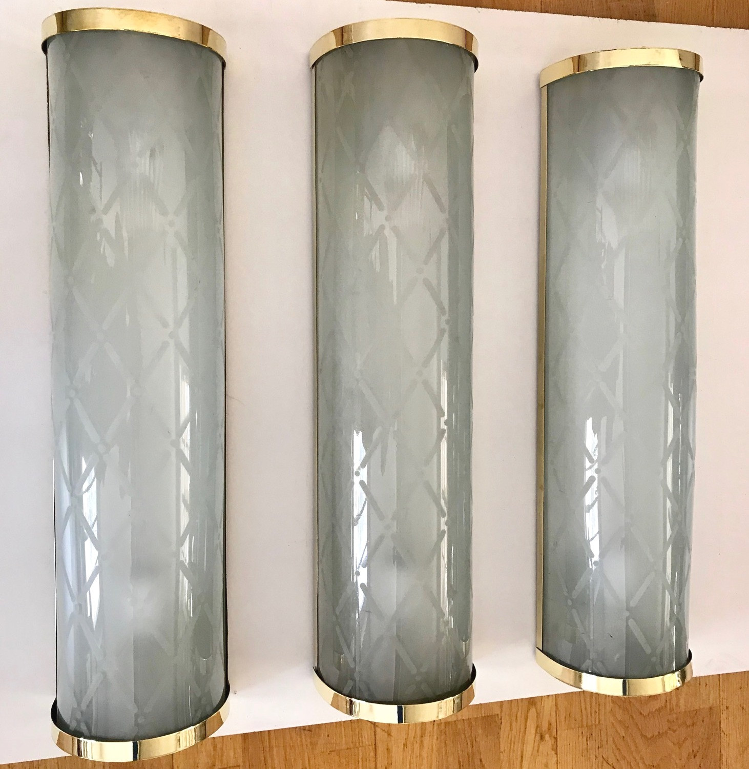 Luigi Brusotti -   Large Art Deco Wall Lights