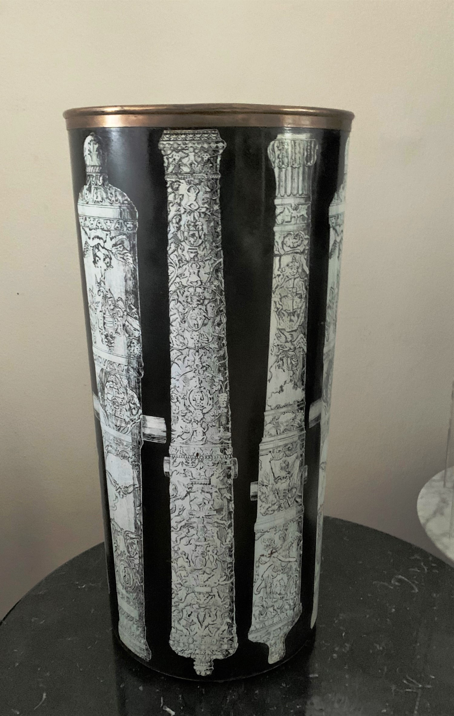 Rare 1950s - Cannoni - Fornasetti Umbrella Stand  SOLD SOLD 