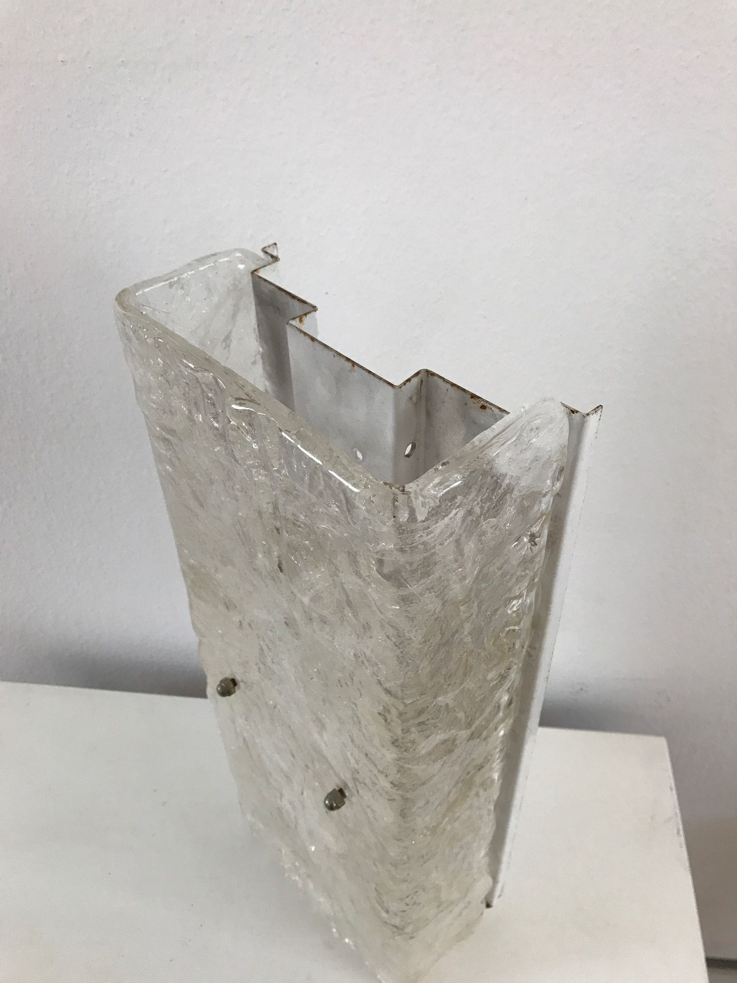  1970s  Large Wall Light by Mazzega  