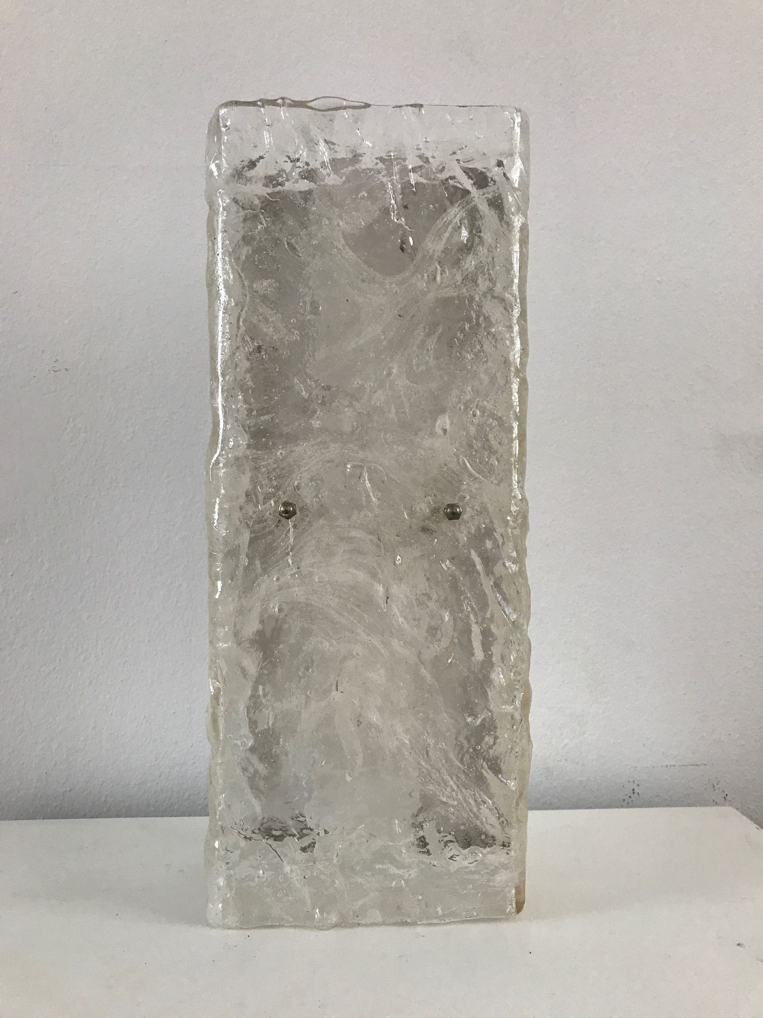  1970s  Large Wall Light by Mazzega  