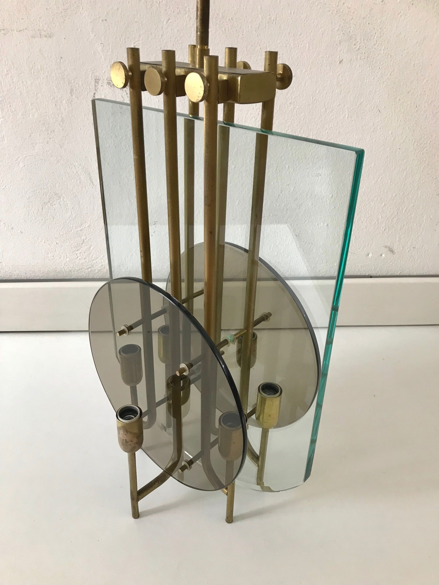 1960s Modernist Italian Ceiling Light