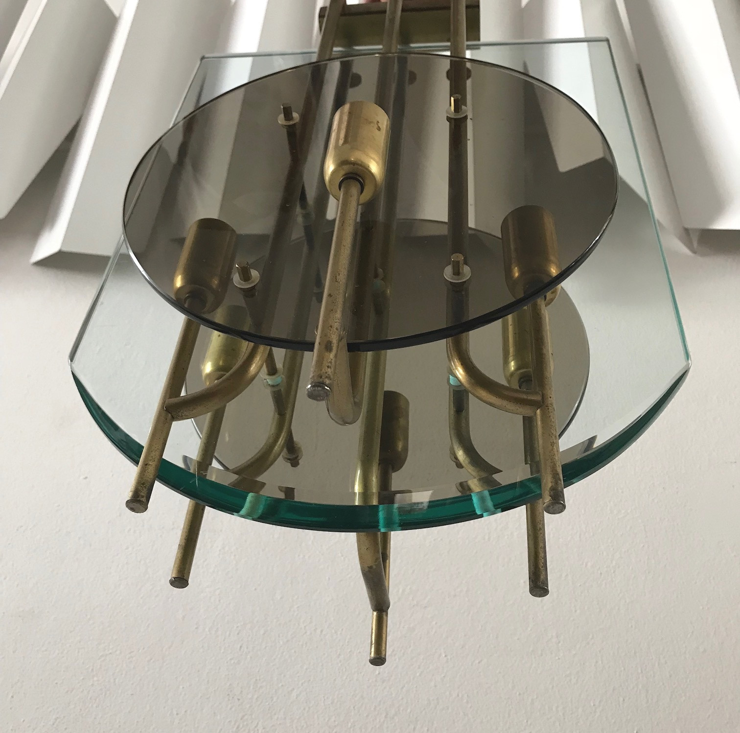 1960s Modernist Italian Ceiling Light