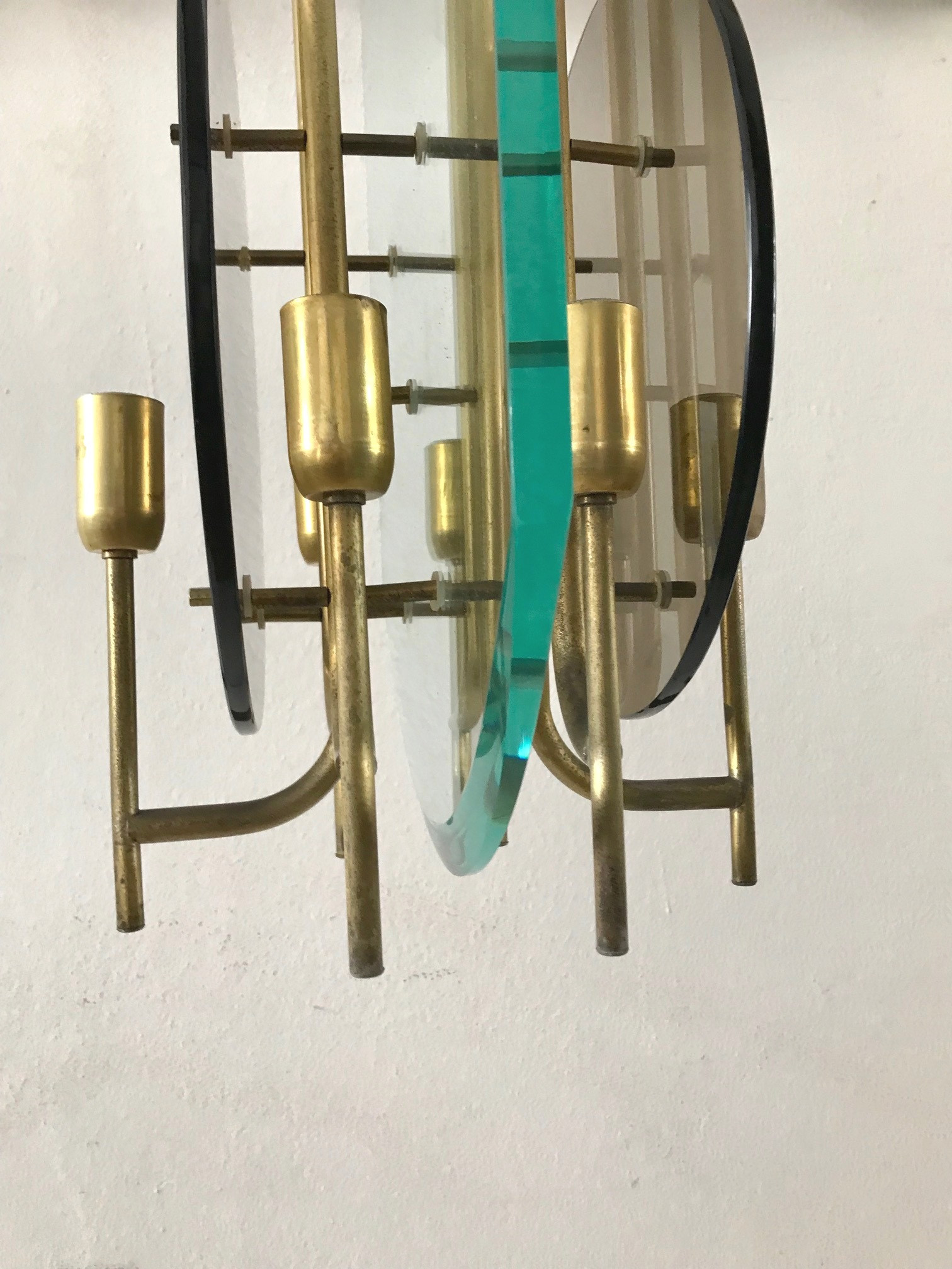 1960s Modernist Italian Ceiling Light