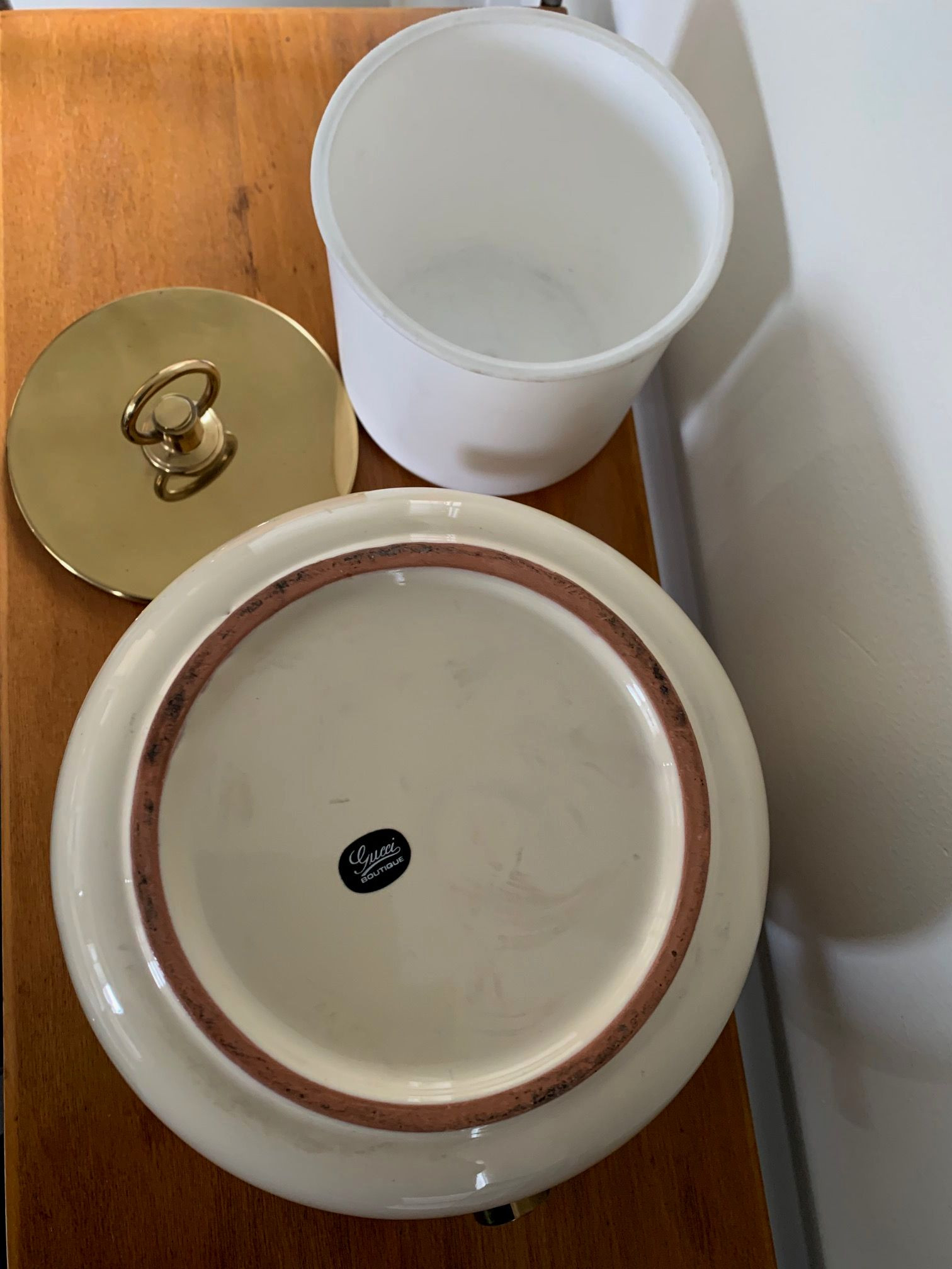 1970s - Gucci - Ceramic Ice Bucket 1970s - Gucci - Ceramic Ice Bucket