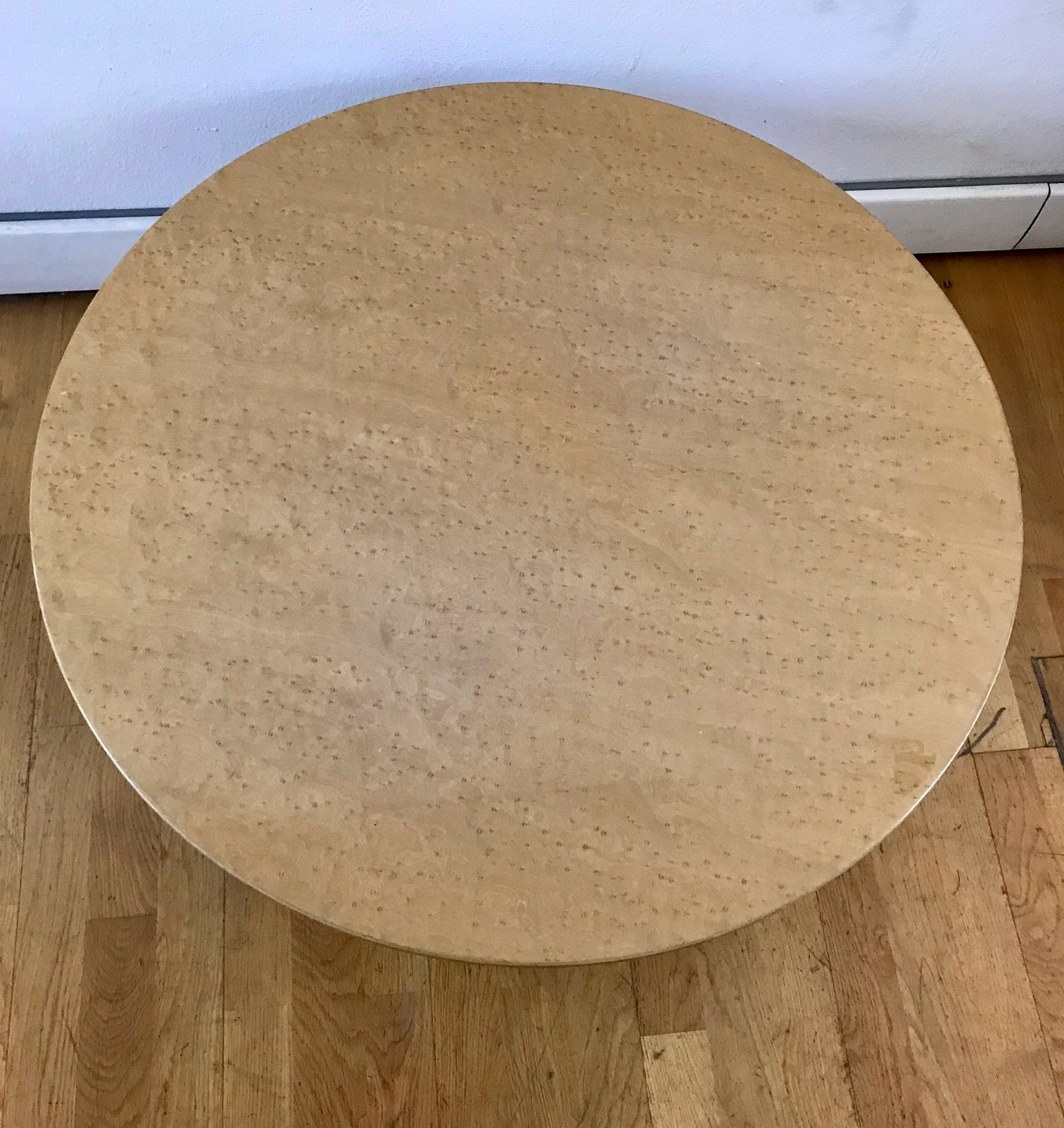 Early 80s Post Modern Round Low Table by Saporiti
