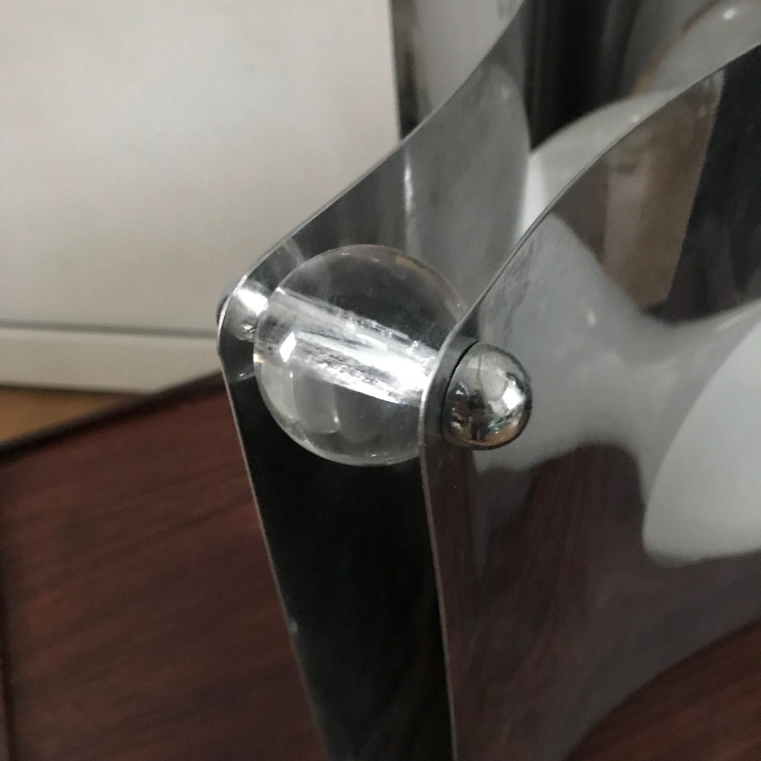 1960s - Taw - Chrome Table Lamp by Luigi Massoni 1960s - Taw - Chrome Table Lamp by Luigi Massoni