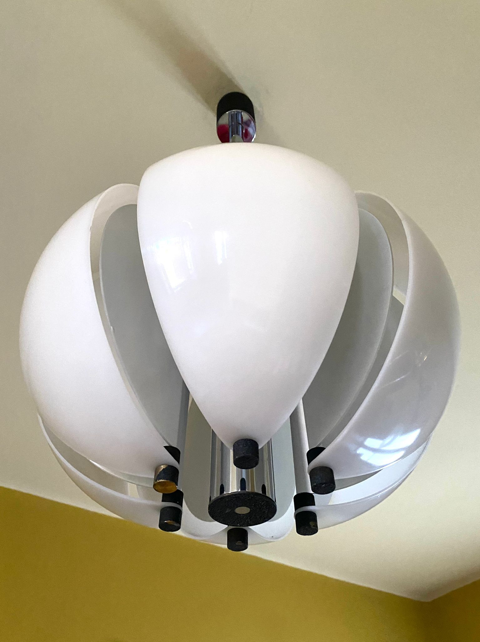 Rare 1960s Stilnovo Ceiling Light 