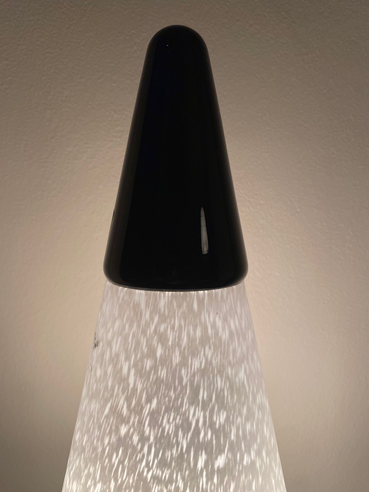 1970s Very Tall Murano Glass Lamp