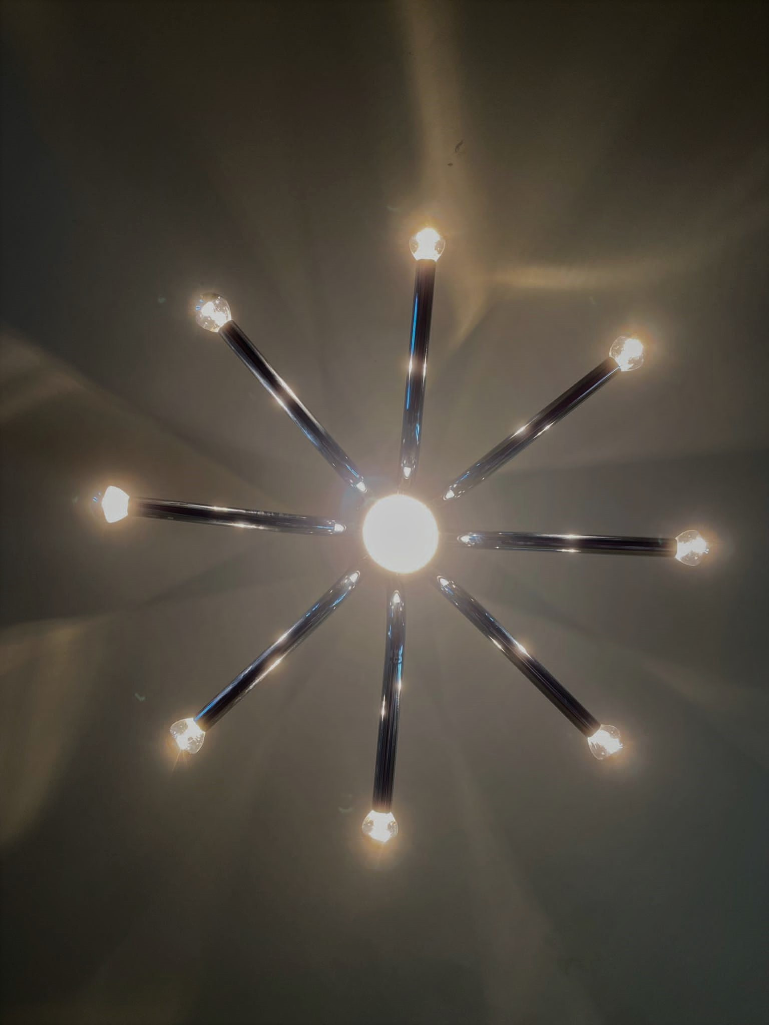 Late 1960s - Space Age - Italian Ceiling Light 