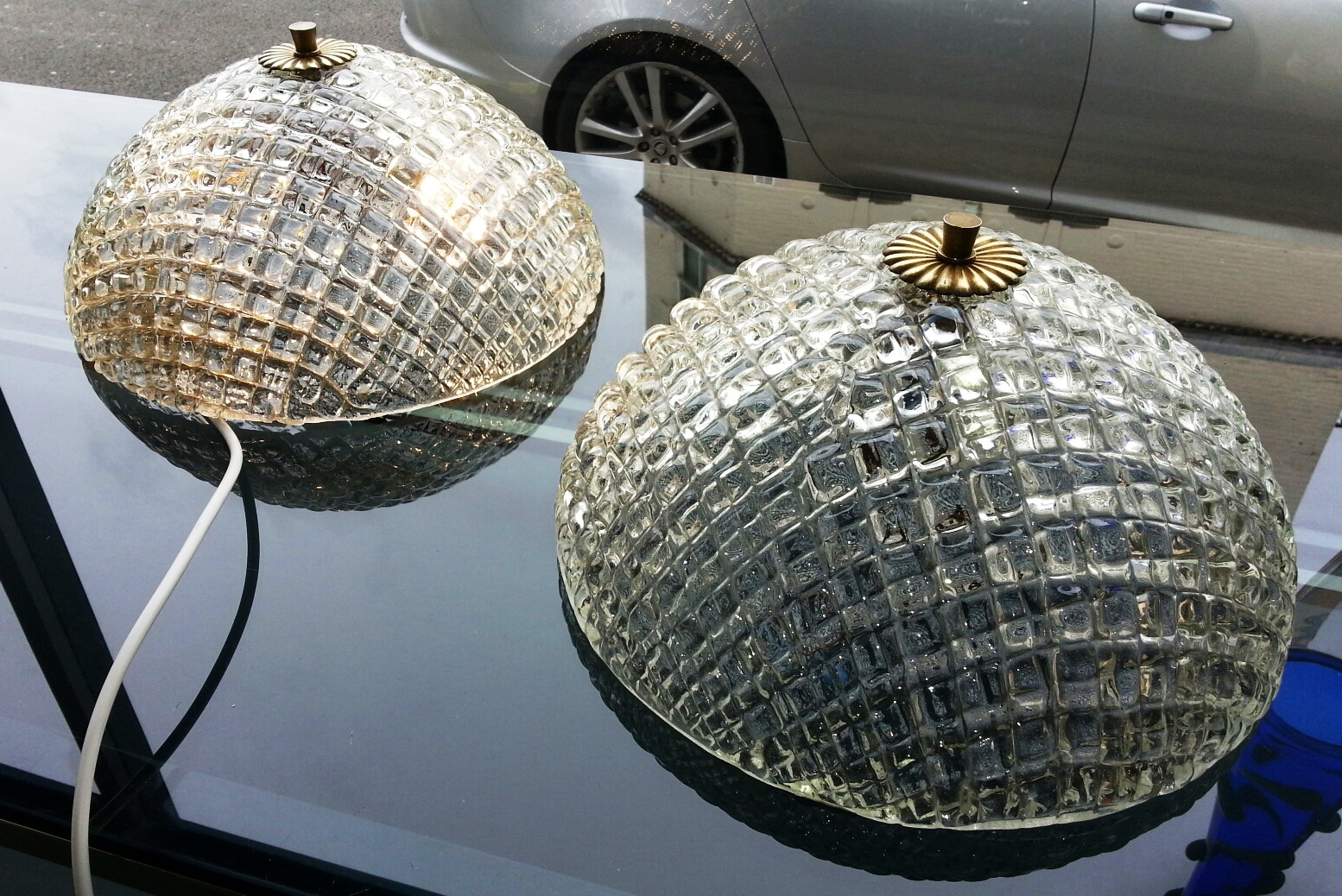 Pair of Venini Plafoniers  ONLY 1 AVAILABLE 