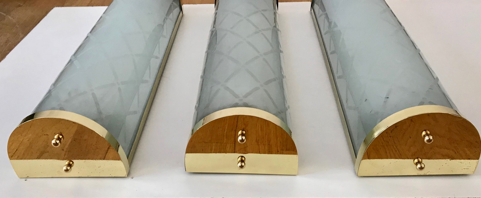 Luigi Brusotti -   Large Art Deco Wall Lights